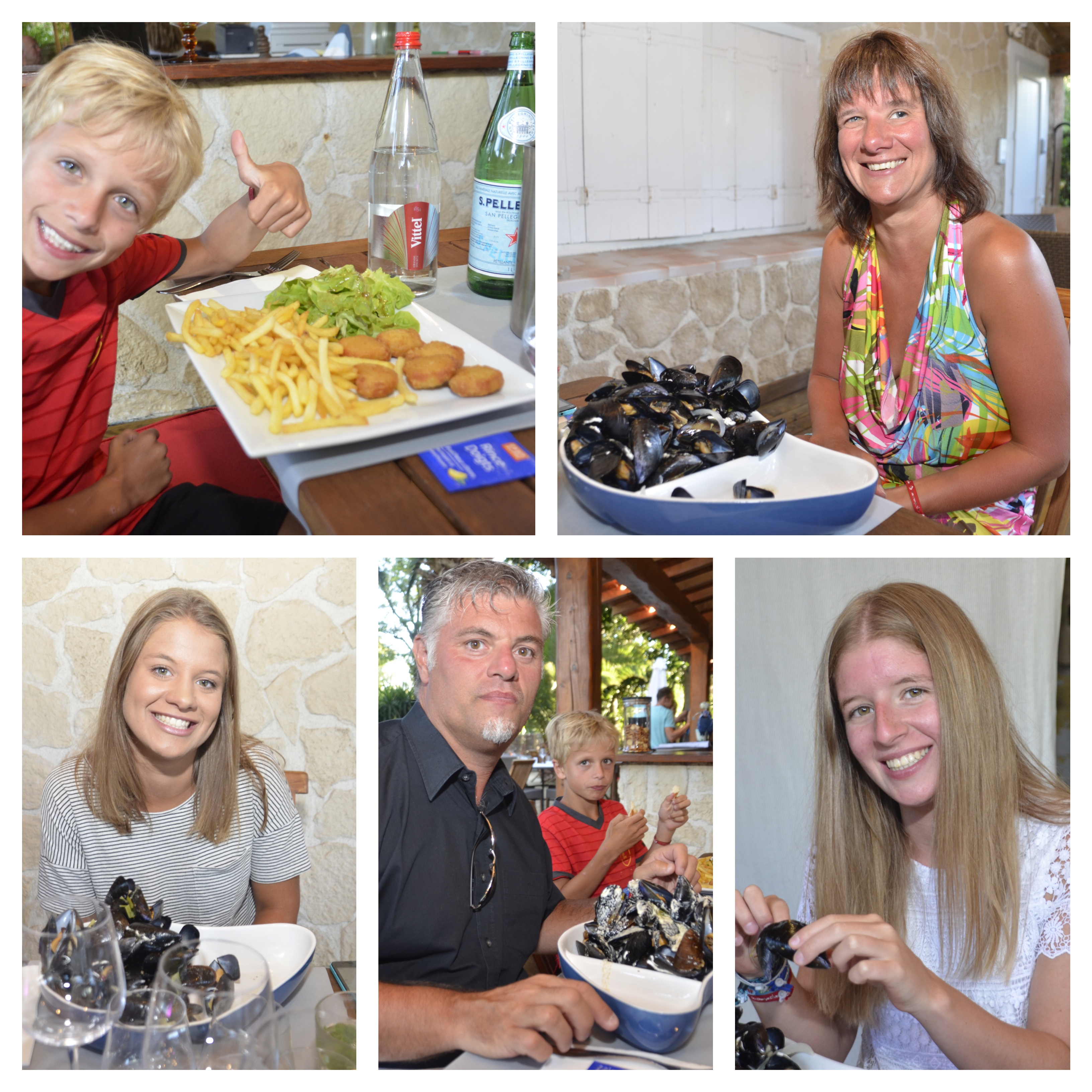 Vacances 2016 – Jour 24, soirée moules